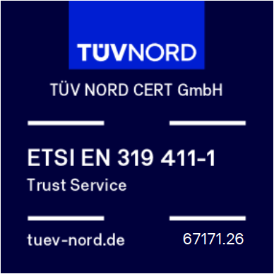 TrustedSite ETSI 102.042 Certification